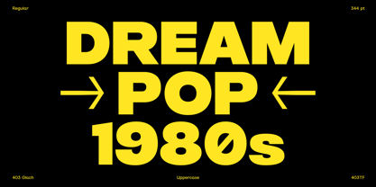 403 Glach Font Poster 8