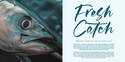 Whitela Akuatic Font Poster 13