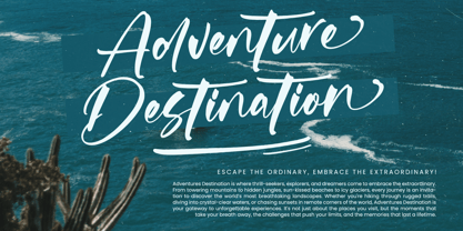 Whitela Akuatic Font Poster 11