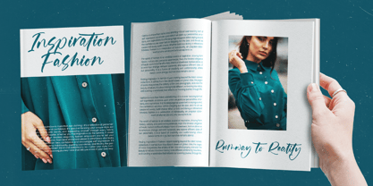 Whitela Akuatic Font Poster 8