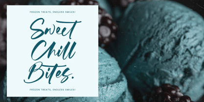 Whitela Akuatic Font Poster 4