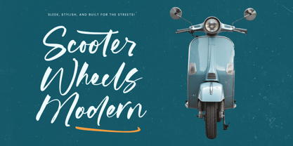 Whitela Akuatic Font Poster 6