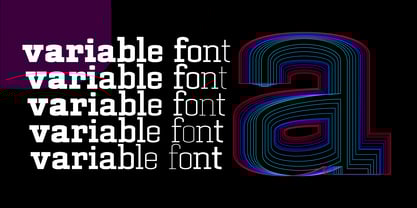 Dura Slab Font Poster 2