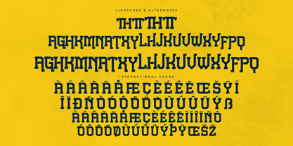 Grante Font Poster 4