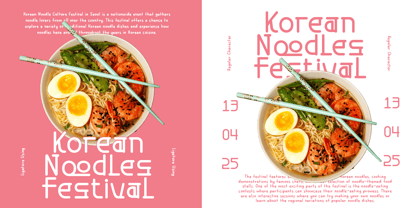 Seongal Font Poster 6