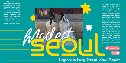 Seongal Font Poster 4