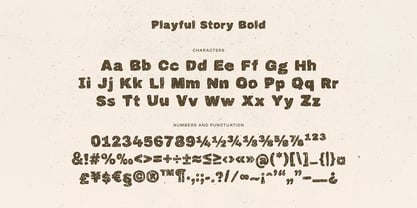 Playful Story Font Poster 12