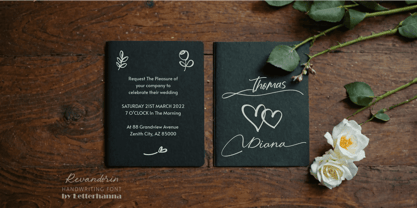 Revandorin Font Poster 8