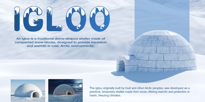 Snowbliss Font Poster 5