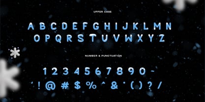 Snowbliss Font Poster 2