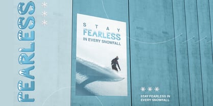 Snowbliss Font Poster 3