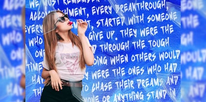 Flaster Font Poster 11