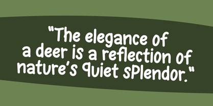 Canchil Font Poster 4