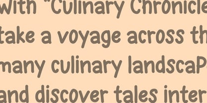 Canchil Font Poster 2