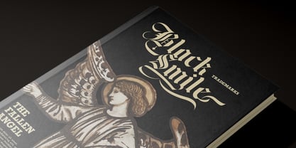 Black Face Font Poster 8