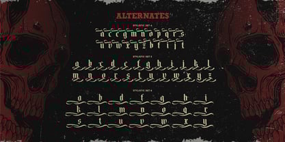 Black Face Font Poster 12