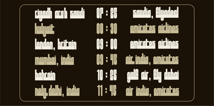 Walidin Font Poster 5