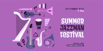 Jazzman Font Poster 2