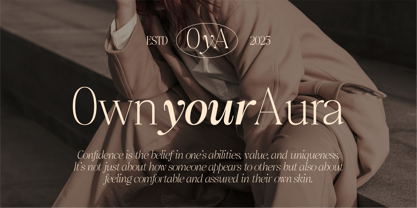 Ravelle Font Poster 12