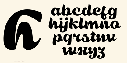 Chyari Font Poster 6