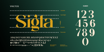 Volter Font Poster 10