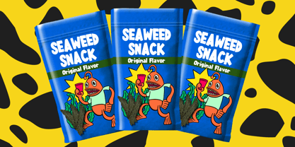 Giraffe Comic Font Poster 4