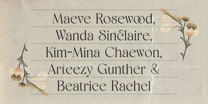 Shaena Font Poster 9