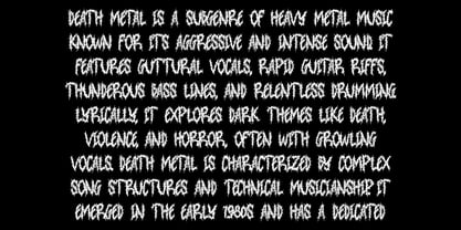Trash Cauldron Font Poster 3