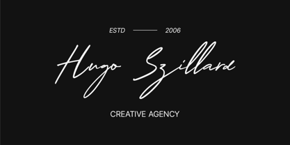 Anestesie Font Poster 3