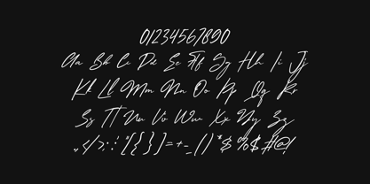 Anestesie Font Poster 11