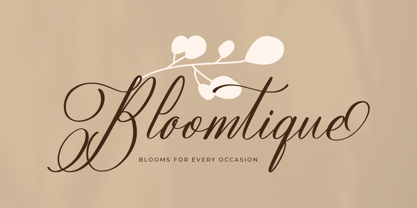 Dahlianti Angelina Font Poster 4