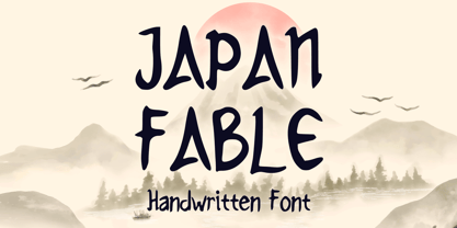 Japan Fable Font Poster 1