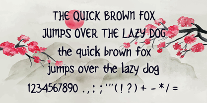Japan Fable Font Poster 5