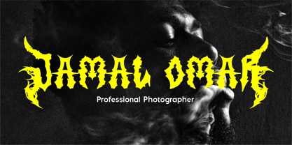 CF Metallon Font Poster 4