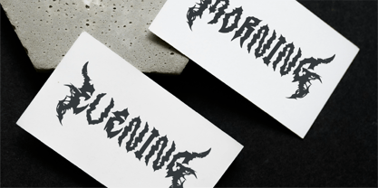 CF Metallon Font Poster 7