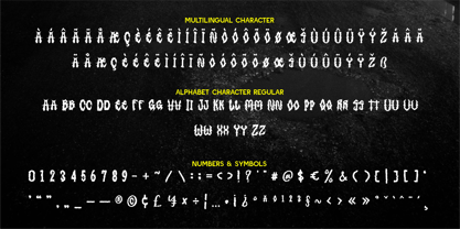 CF Metallon Font Poster 6