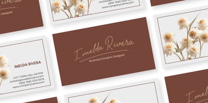 Wening Font Poster 5