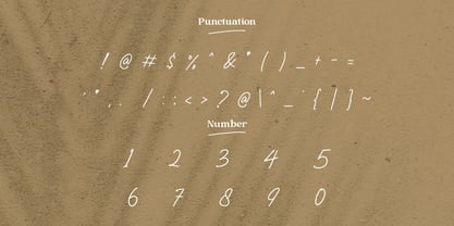 Wening Font Poster 3