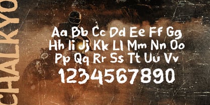 Chalkyo Font Poster 8