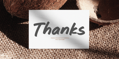 Dreamy Chocolate Font Poster 7