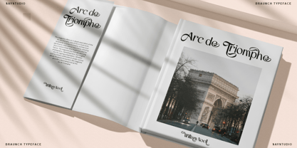 Braunch Font Poster 8