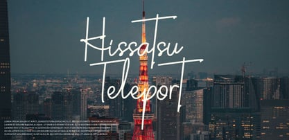 Mangekyou Lotter Font Poster 3