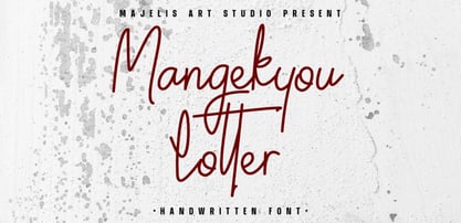 Mangekyou Lotter Font Poster 1