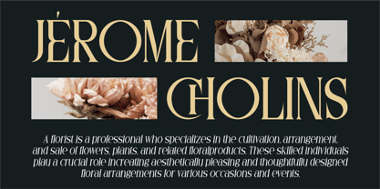 Calestia Font Poster 2