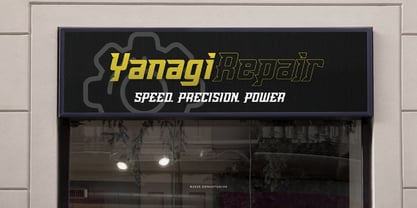 Amang Racing Font Poster 9