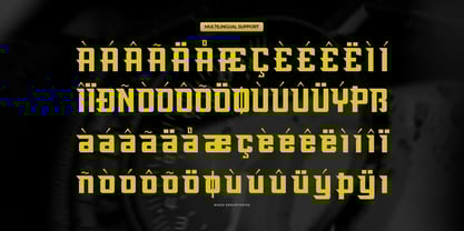 Amang Racing Font Poster 11