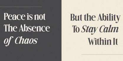 Snowflakes Font Poster 9