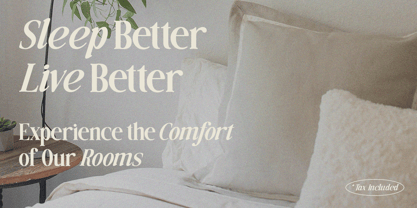 Snowflakes Font Poster 6