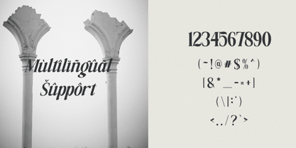 Snowflakes Font Poster 13