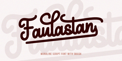 Faulastan Font Poster 1